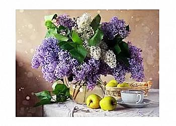 Набір для розпису по номерах 40*50 см "Букет бузка", RA30669 Набір для розпису по номерах 40*50 см "Букет бузка", RA30669