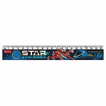 Линейка 20 см "Star Explorer" 1Вересня, 370503 Линейка 20 см "Star Explorer" 1Вересня, 370503