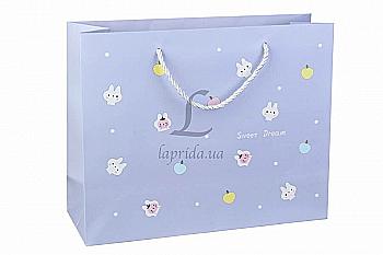 Подарочный пакет 32*25,5*11 см, 31-3838