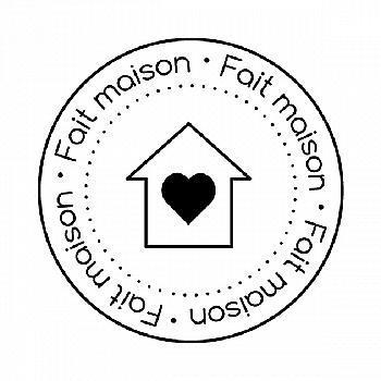 Штамп-мини прозрачный 4*4 см Fait maison / Сделанный дом, 10030043 ТМ "Artemio"