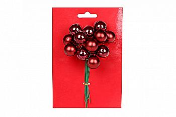 Гроно ягід для декору 2 см, бордо, 898-231 Гроно ягід для декору 2 см, бордо, 898-231