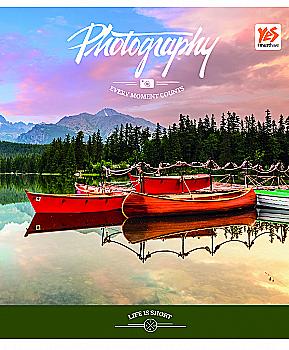Зошит 48 кл. YES Quiet harbor-17, ірідіум, 761092 (8957) Зошит 48 кл. YES Quiet harbor-17, ірідіум, 761092 (8957)