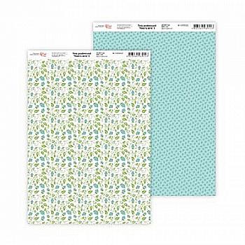 Бумага дизайнерская "Нежность цветов" 6, двухсторонний, 21*29,7 см, 250 г/м2, Rosa Talent