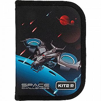 Пенал Kite 621 Space challen, 1 отд., 1 отворот, без наполнения, K21-621-4 Пенал Kite 621 Space challen, 1 отд., 1 отворот, без наполнения, K21-621-4
