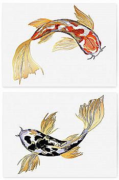 Тимчасові тату "Gold Fish set", TATTon.me Тимчасові тату "Gold Fish set", TATTon.me