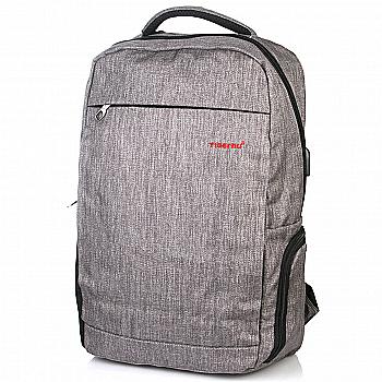 Рюкзак 14" Grey USB, Т-В3217 Tigernu