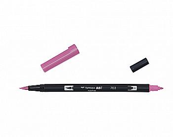 Маркер-блендер двухсторонний ABT BrushPen ABT-703, розовая роза ТМ "Tombow" Маркер-блендер двухсторонний ABT BrushPen ABT-703, розовая роза ТМ "Tombow"