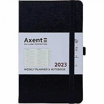 Щотижневик 2023, Partner Strong, 125*195, чорний, 8505-23-01-A Щотижневик 2023, Partner Strong, 125*195, чорний, 8505-23-01-A