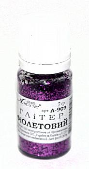 Блискітки (Глітер) Фіолетовий 7гр., А-909 Блискітки (Глітер) Фіолетовий 7гр., А-909