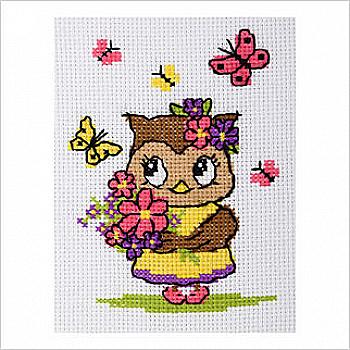 Набір для вишивання муліне "Сова", М-0211, ТМ "ВДВ" Набір для вишивання муліне "Сова", М-0211, ТМ "ВДВ"