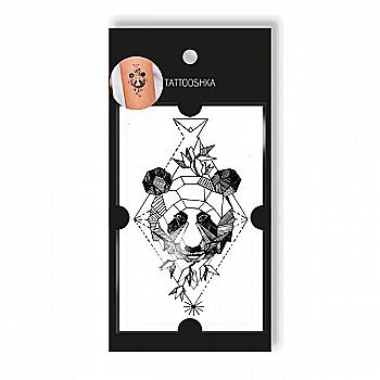 Тату "Геометрична панда", T-077 Тату "Геометрична панда", T-077