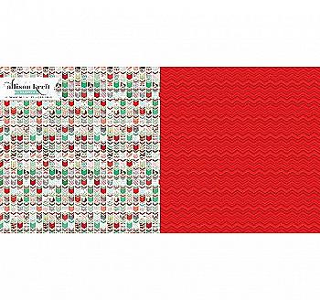 Бумага 30*30 Christmas Spirit US2100D