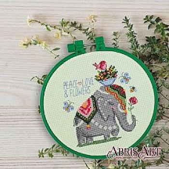 Набір для вишивки хрестиком "Слоник", AHM-007 Набір для вишивки хрестиком "Слоник", AHM-007