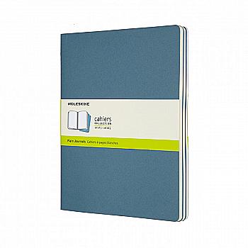 Блокнот Голубой Оживленный большой нелинированный, Moleskine Cahier, CH023B44 Блокнот Голубой Оживленный большой нелинированный, Moleskine Cahier, CH023B44