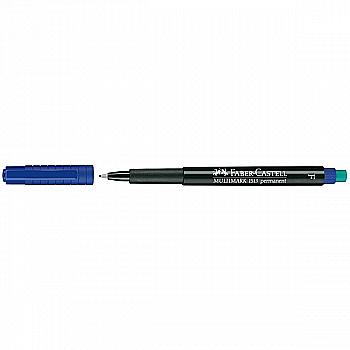 Маркер перманентный Multimark OHP`F 1523 0,6 мм синий, 151351 Faber-Castell Маркер перманентный Multimark OHP`F 1523 0,6 мм синий, 151351 Faber-Castell