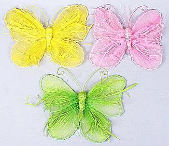 Декор великодній "Метелик" 25 см, 3 види, 199-B12