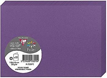 Заготовка для открыток сложенная Pollen 110*155 мм/210 г, Int. lilac/Инт. сиреневый, 2337C Заготовка для открыток сложенная Pollen 110*155 мм/210 г, Int. lilac/Инт. сиреневый, 2337C