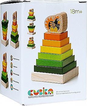 Дерев`яна іграшка Пірамідка LD-15, 15276 Дерев`яна іграшка Пірамідка LD-15, 15276