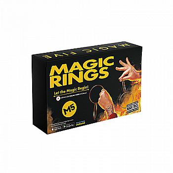 Пристрій для демонстрації фокусів і трюків в ігровій формі Magic Five – Magic Rings, MF046 Пристрій для демонстрації фокусів і трюків в ігровій формі Magic Five – Magic Rings, MF046