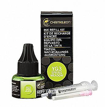 Чернило для заправки маркера Chameleon 25 мл - Spring Meadow (весенний луг, YG3), CT9005 Чернило для заправки маркера Chameleon 25 мл - Spring Meadow (весенний луг, YG3), CT9005