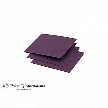 Заготовка для открыток сложенная Pollen 116*116 мм/210 г, Blackcurrant, Смородина, 16121C Clairefontaine Заготовка для открыток сложенная Pollen 116*116 мм/210 г, Blackcurrant, Смородина, 16121C Clairefontaine