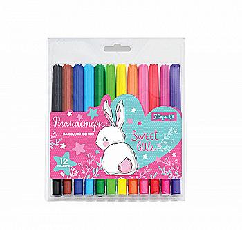Фломастери 1 Вересня 12 кол. "Bunny", 650446 Фломастери 1 Вересня 12 кол. "Bunny", 650446