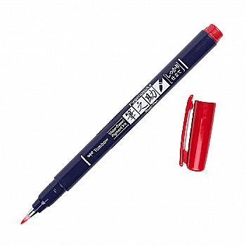 Кисть-ручка Brush Pen Fudenosuke на водной основе BH25, красный, WS-BH25 Tombow Кисть-ручка Brush Pen Fudenosuke на водной основе BH25, красный, WS-BH25 Tombow