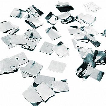 Конфетти квадратики серебро 100 гр, 3501-0058