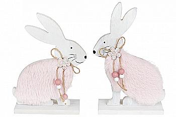 Декор дерев`яний "Кролик з хутром", 738-711
