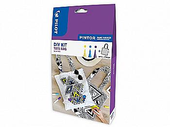 Набір для творчості "Pintor Diy kits Tote Bag" (сумка + 3 маркери), Pilot, 40.113 Набір для творчості "Pintor Diy kits Tote Bag" (сумка + 3 маркери), Pilot, 40.113