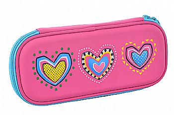Пенал твердий 3D Lovely heart, 22,5*10*5, 531962