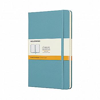 Блокнот Океанский Синий средний линейка, Moleskine Classic, QP060B35 Блокнот Океанский Синий средний линейка, Moleskine Classic, QP060B35
