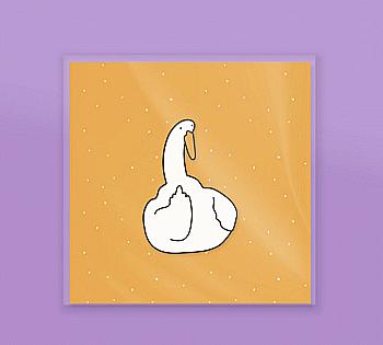 Значок "Гусь. Фак", Gifty, AA-0111239 Значок "Гусь. Фак", Gifty, AA-0111239