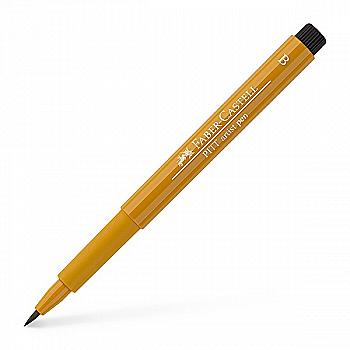 Ручка капілярна PITT Brush Artist Pen 268 зелене золото, 167468 Faber-Castell Ручка капілярна PITT Brush Artist Pen 268 зелене золото, 167468 Faber-Castell