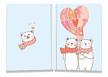 Блокнот А5 "Sweet love note" bears, 904310, TM Profiplan Блокнот А5 "Sweet love note" bears, 904310, TM Profiplan