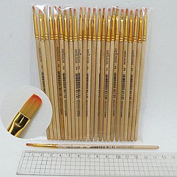 Кисточка нейлон плоская N-BP-2 #