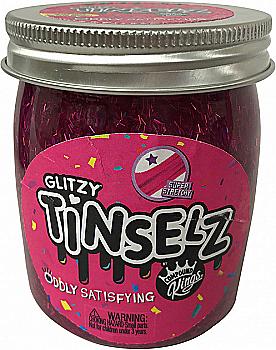 Іграшка Лізун Slime Glitzy Tinselz "Полуниця", 210 г, 300189-4 Іграшка Лізун Slime Glitzy Tinselz "Полуниця", 210 г, 300189-4