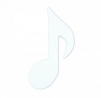 Заготівка з пап`є-маше Знак "Нота" 1,5*9,5*12 см, AC776C