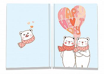 Блокнот А6 "Sweet love note" bears, 904235, TM Profiplan  Блокнот А6 "Sweet love note" bears, 904235, TM Profiplan