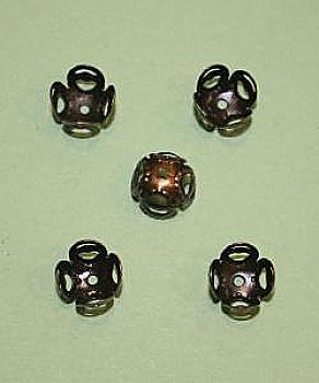 Ковпачок для намистин 8*5 мм  бронза, ТМ "Чарівна мить"