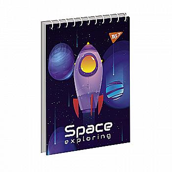 Тетрадь для записей А7 80 кл. YES од. сп. Space exploring, 151723 Тетрадь для записей А7 80 кл. YES од. сп. Space exploring, 151723