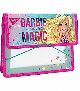 Папка для зошитів пласт. на гумці B5 "Barbie", 491561 Yes