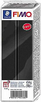 Пластика Soft, Чорна, 454 г, Fimo Пластика Soft, Чорна, 454 г, Fimo