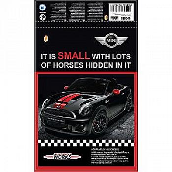 Блокнот A5 60 кл. YES склейка Міні-Купери, 890858 (9617)