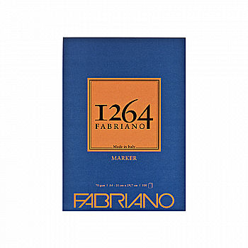Склейка для маркерів 1264 А4, 70г/м2, 100 л., Fabriano Склейка для маркерів 1264 А4, 70г/м2, 100 л., Fabriano