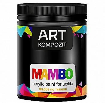 Фарба Mambo для тканин, Чорний (23), 450 мл, ART Kompozit Фарба Mambo для тканин, Чорний (23), 450 мл, ART Kompozit
