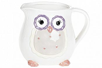 Кувшин керамический "Совушка" 1,2 л, 834-833