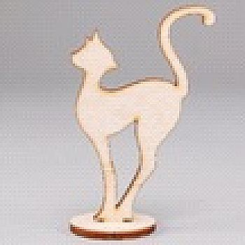 Заготівка дерев`яна Кішка на підставці велика, Д29