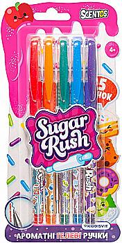 Набір ароматних гелевих ручек "Sugar Rush" - Яскравий блиск (5 кольора), 41343 Набір ароматних гелевих ручек "Sugar Rush" - Яскравий блиск (5 кольора), 41343