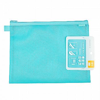 Папка на блискавці В5, Travel, блакитна 1441-07-A Папка на блискавці В5, Travel, блакитна 1441-07-A